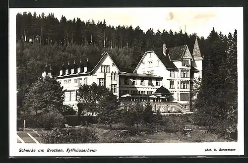 AK Schierke / Brocken, Kyffhäuserheim