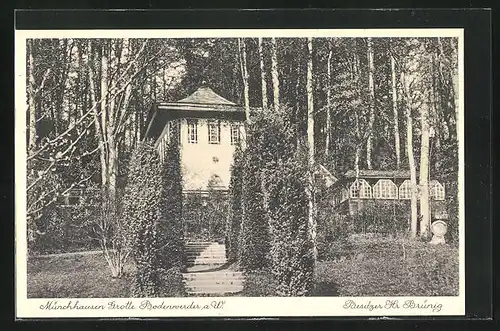 AK Bodenwerder a. W., Münchhausen Grotte