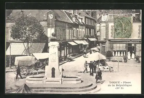 AK Toucy, Place de la République