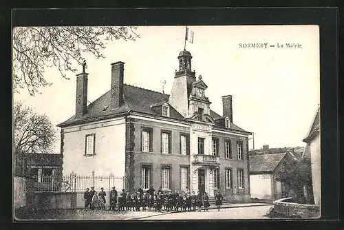 AK Sormery, La Mairie