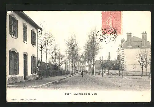 AK Toucy, Avenue de la Gare