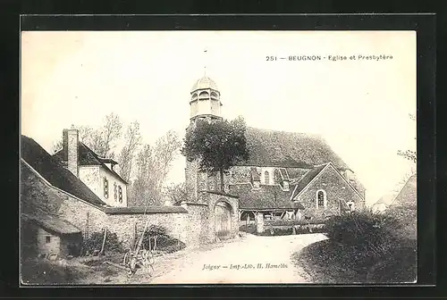 AK Beugnon, Eglise et Presbytère