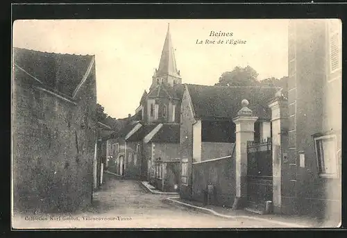 AK Beines, La Rue de l`Eglise