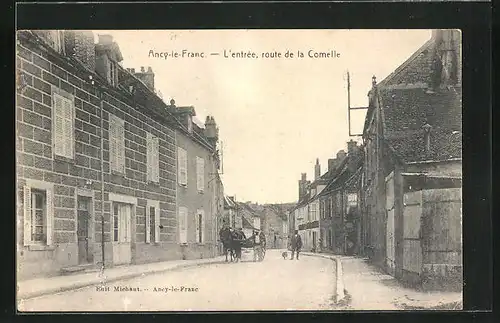 AK Ancy-le-Franc, L`entrée, route de la Comelle