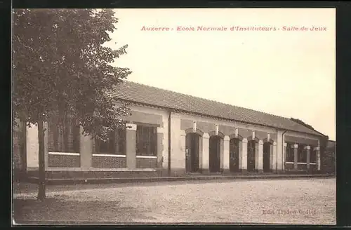 AK Auxerre, Ecole Normale d'Instituteurs, Salle de Jeux