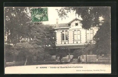 AK Auxerre, Interieur de l'Ecole Normale d'Institutrices