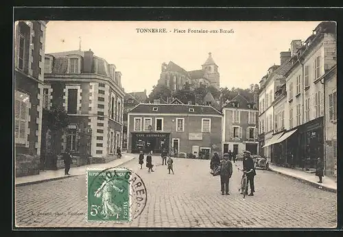 AK Tonnerre, Place Fontaine-aux-Boeufs