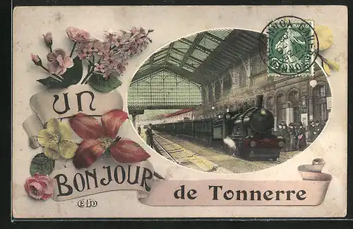 AK Tonnerre, La Gare Interieur