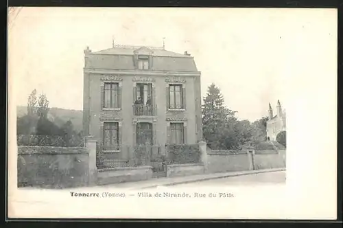 AK Tonnerre, Villa de Nirande, Rue du Patis