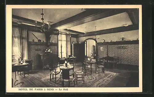 AK Sens, Hotel de Paris, Le Hall