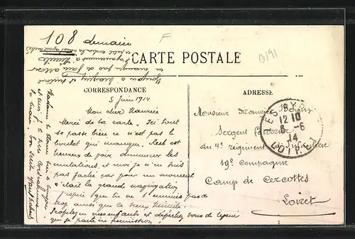 AK Auxerre, Le Rue du Temple