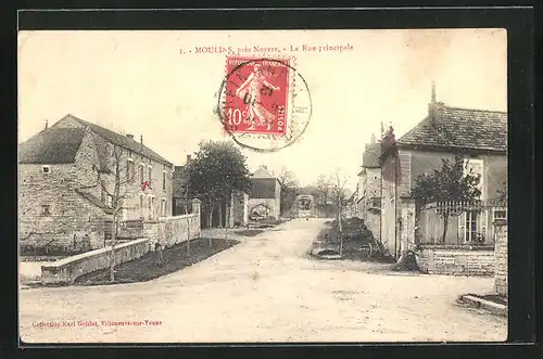 AK Moulins, La Rue principale