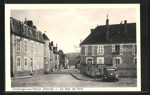 AK Coulanges-sur-Yonne, La Rue du Pont