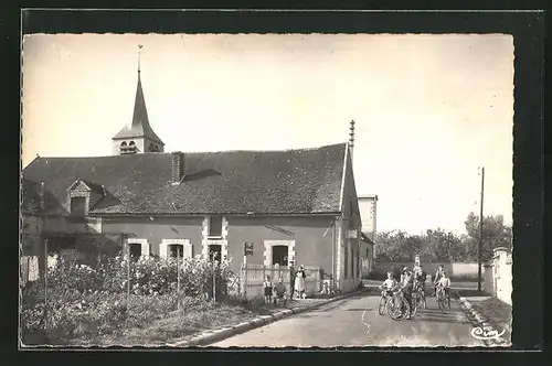 AK Flacy, Café de la Mairie