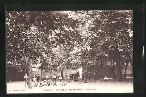 AK Auxerre, Collège de Jeunes Gens, 3eme Cour