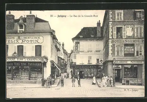 AK Joigny, Le Bas de la Grande-Rue