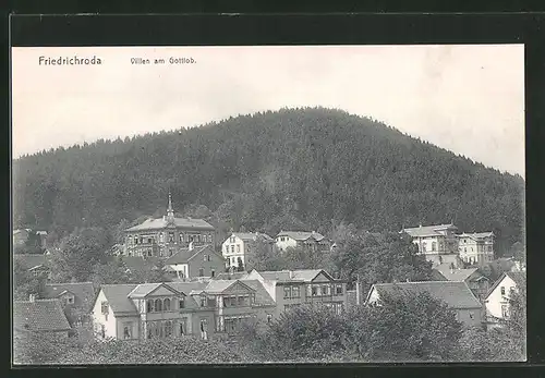 AK Friedrichroda, Villen am Gottlob