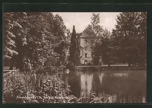 AK Friedrichroda i. Thür., Schloss Reinhardsbrunn