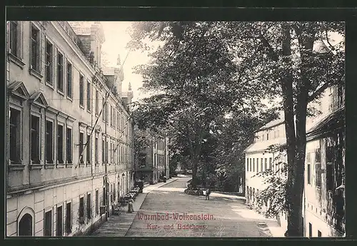 AK Warmbad-Wolkenstein, Kur- und Badehaus