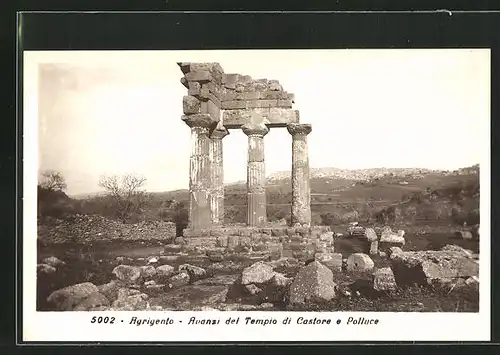 AK Agrigento, Avanzi del Tempio di Castore e Polluce