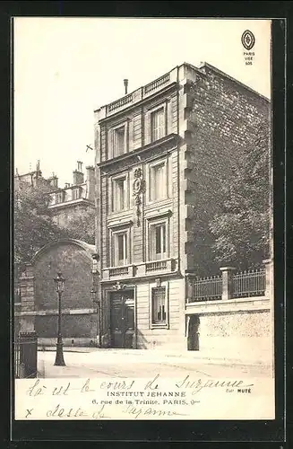 AK Paris, Institut Jehanne, 6, Rue de la Trinité
