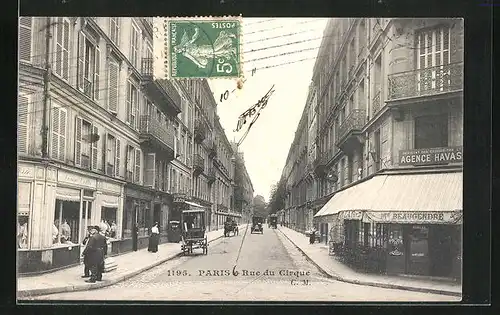 AK Paris, Rue du Cirque