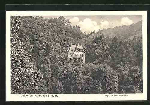 AK Auerbach a. d. B., Evangelisches Schwesternheim