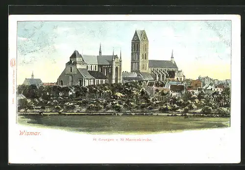 AK Wismar, St. Georgen und St. Marienkirche