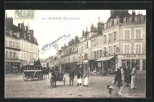 AK Avallon, Place Vauban