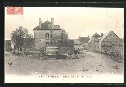 AK Saint-André-en-Terre-Plaine, La Mairie