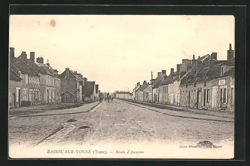 AK Bassou-sur-Yonne, Route d`Auxerre