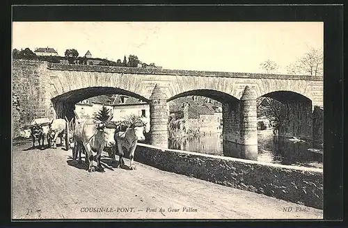 AK Cousin-le-Pont, Pont du Gour Vallon