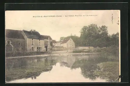 AK Nuits-sous-Ravières, Le Vieux Porche et l`Armancon