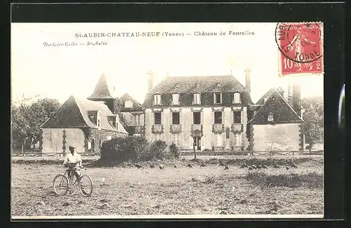 AK Saint-Aubin-Chateau-Neuf, Chateau de Fourolles