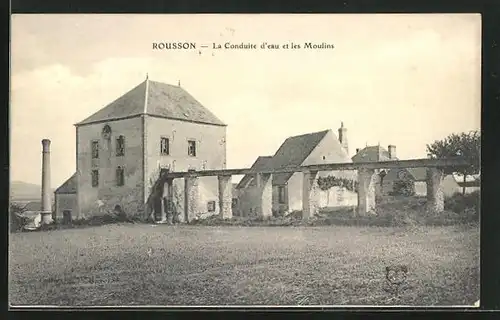 AK Rousson, La Conduite d`eau et les Moulins