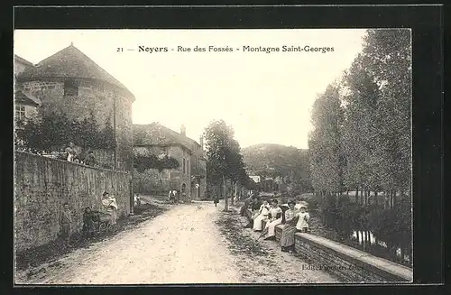 AK Noyers, Rue des Fossés, Montagne Saint-Georges