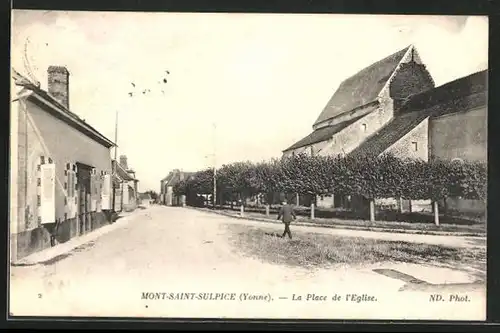 AK Mont-Saint-Sulpice, La Place de l`Eglise