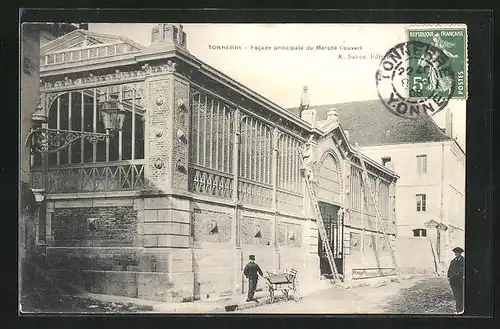 AK Tonnerre, Facade principale du Marché Couvert