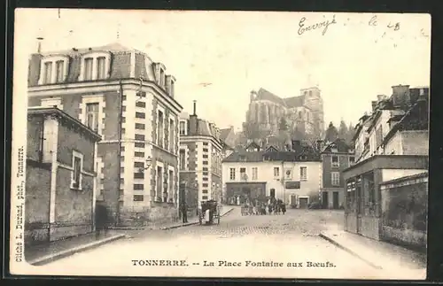 AK Tonnerre, La Place Fontaine aux Boeufs