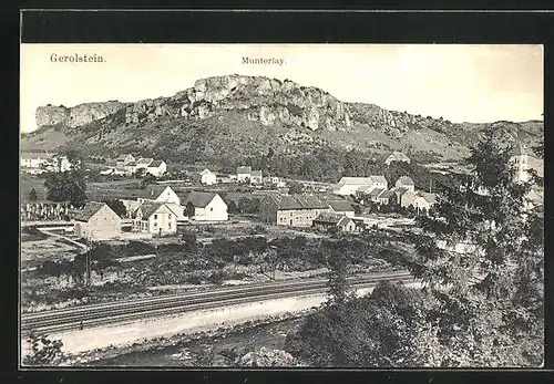 AK Gerolstein, Panorama mit Munterlay