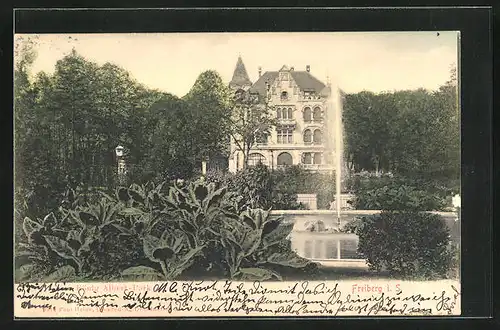 AK Freiberg i. S., Schloss im König Albert Park