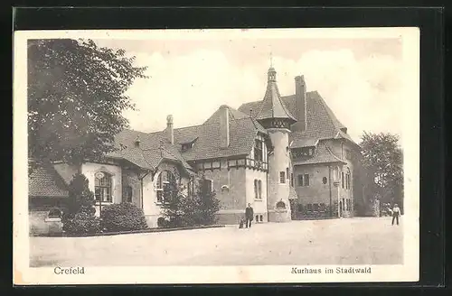 AK Crefeld, Kurhaus im Stadtwald