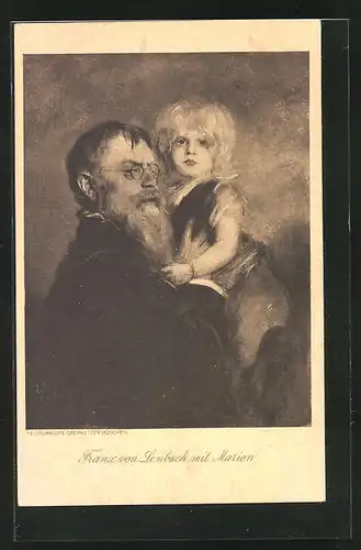 AK Franz von Leopold mit Marion