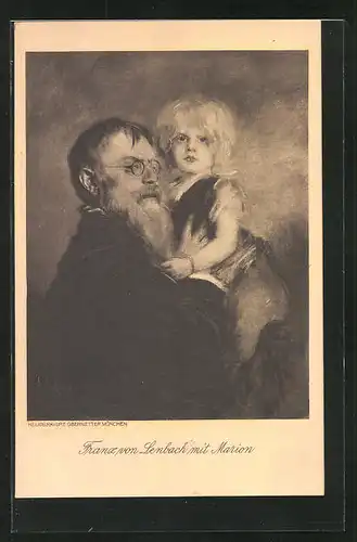 AK Franz von Leopold mit Marion