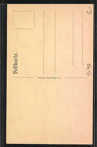 AK Franz von Lenbach, Naturaufnahme