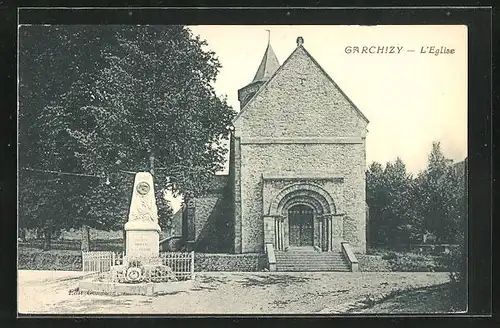 AK Garchizy, Monument et l'Eglise