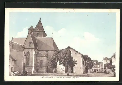 AK Assier, Place de l'Eglise