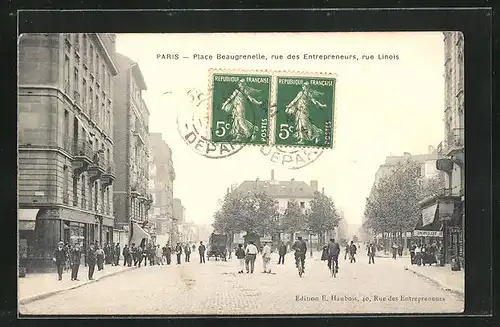 AK Paris, Place Beaugrenelle, rue des Entrepreneurs, rue Linois