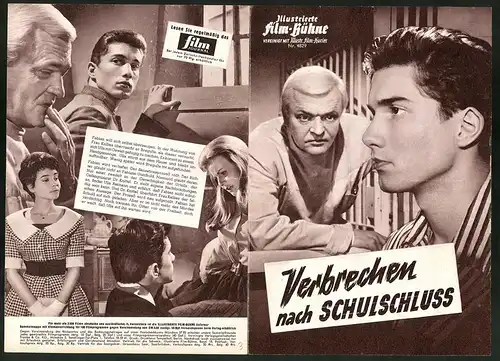 Filmprogramm IFB Nr. 4829, Verbrechen nach Schulschluss, Peter van Eyck, Heidi Brühl, Regie: Alfred Vohrer
