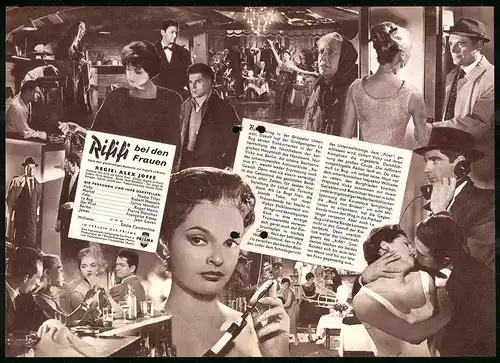 Filmprogramm IFB Nr. 4796, Rififi bei den Frauen, Nadja Tiller, Robert Hossein, Regie: Alex Joffé